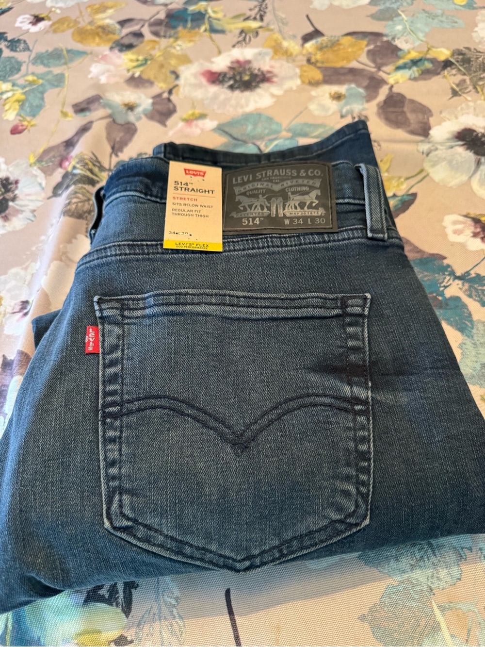 Levi's Straight Men's Jeans in Dark Indigo